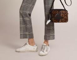 Super-Star femme avec contrefort argenté et lettrage avec clous en métal