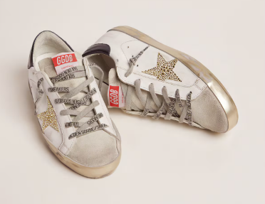 Super-Star LTD pour femme avec contrefort bleu et étoile en cristaux Swarovski