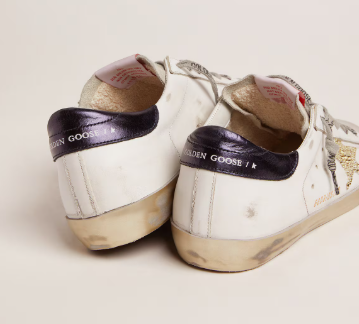 Super-Star LTD pour femme avec contrefort bleu et étoile en cristaux Swarovski