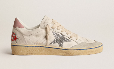 Ball Star LTD avec étoile à paillettes et contrefort en daim rose