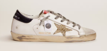 Super-Star LTD pour femme avec contrefort bleu et étoile en cristaux Swarovski